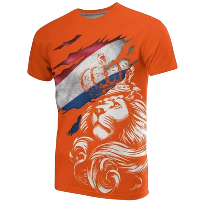 Netherlands Men's 3D T-Shirt 2024 Edition