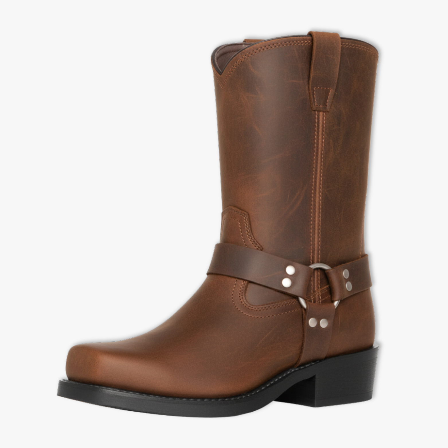 Classic Men's Ankle Western Chelsea Boots - VibreMode