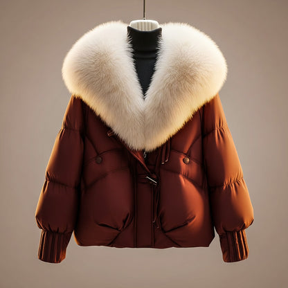 Luxurious Faux Fur Winter Jacket - VibreMode