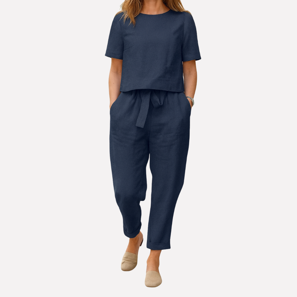 Women's Long Sleeve And Trousers Set - VibreMode
