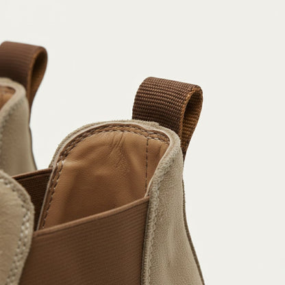 Men's Suede Chelsea Boots Brown