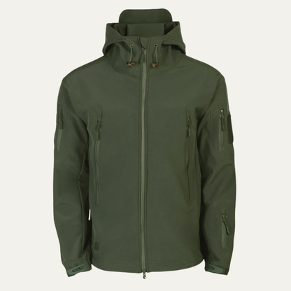 Men's Waterproof Soft Shell Hooded Jacket - VibreMode