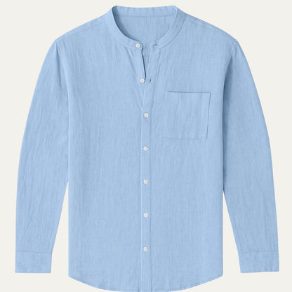 Men's Linen Long Sleeve Shirt