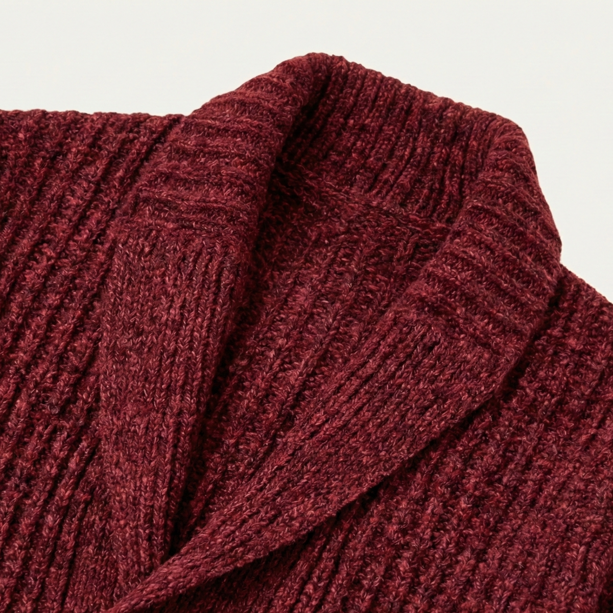Montpellier Men's Knit Cardigan Shawl Collar Chunky