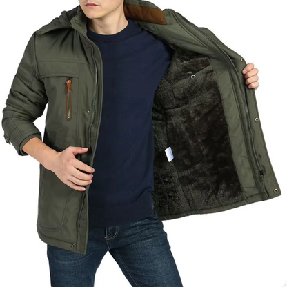 Men's Winter Parka Coat With Hood