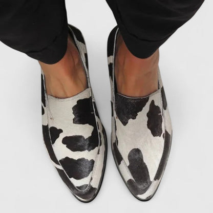 Classic Leather Slip On Shoes