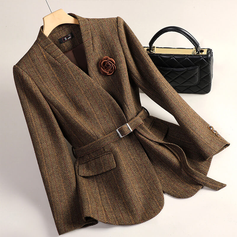 Luxury Wool Tailored Blazer - VibreMode