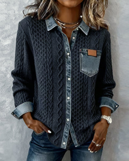 Women's Floral Long Sleeve Top
