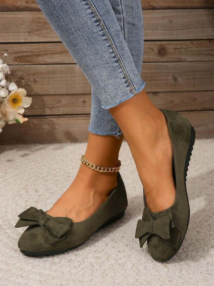 Comfortable Ladies Floral Ballet Flat Shoes