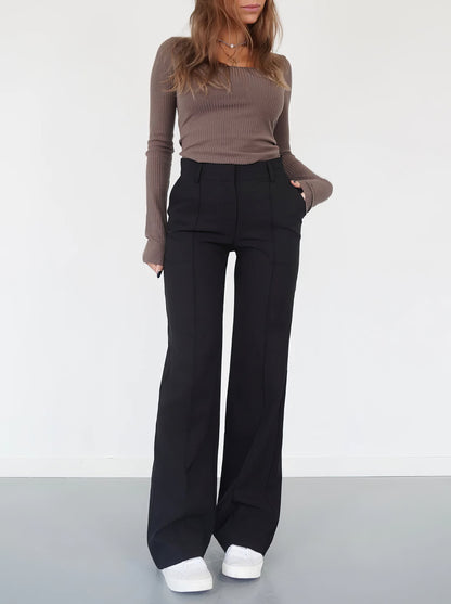 Fit Straight Leg Dress Pants