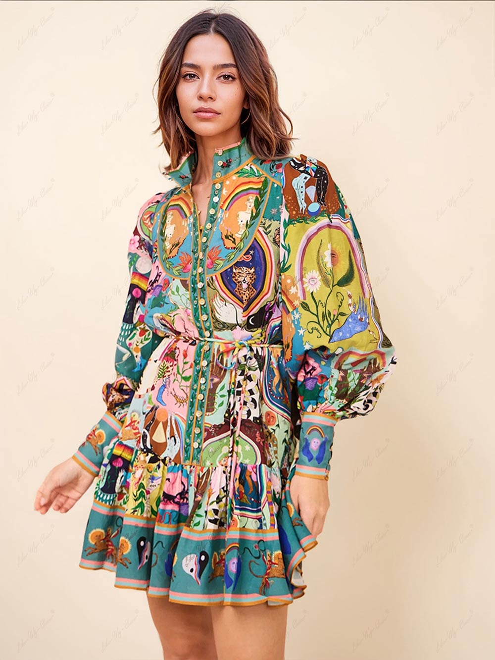 Petite Floral Summer Dress - VibreMode