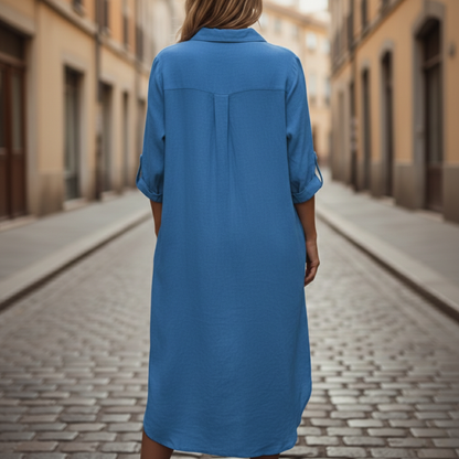 Women’s Oversized Button Down Shirt Dress