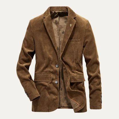 Ridgewell Men's Corduroy Blazer Elbow Patches - VibreMode