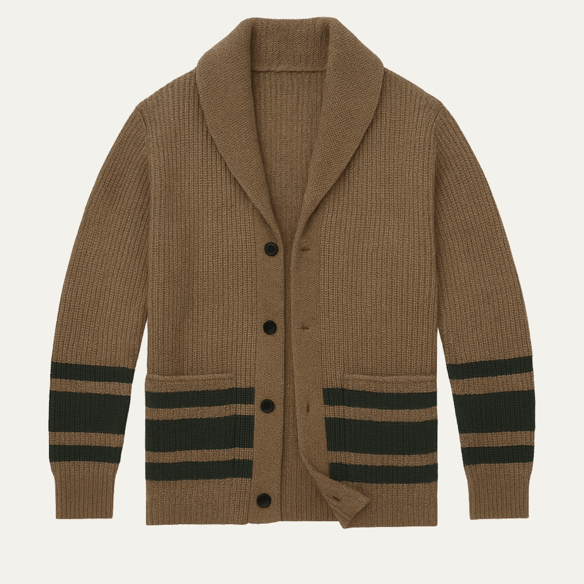 Men's Thick Knit Winter Cardigan - VibreMode