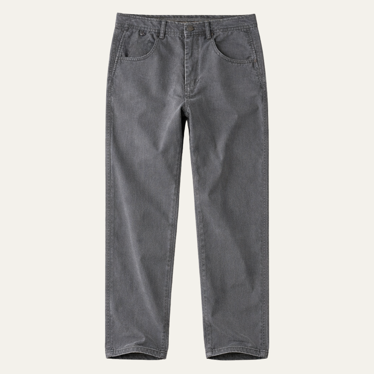 Men's Cotton Straight Leg Pants Loose Fit - VibreMode