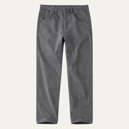 Men's Cotton Straight Leg Pants Loose Fit - VibreMode