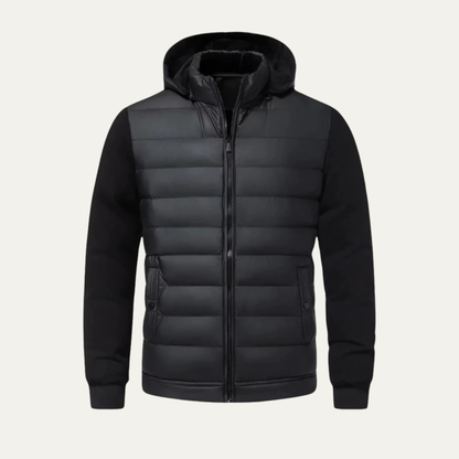 Men's Lightweight Puffer Quilted Winter Coat - VibreMode