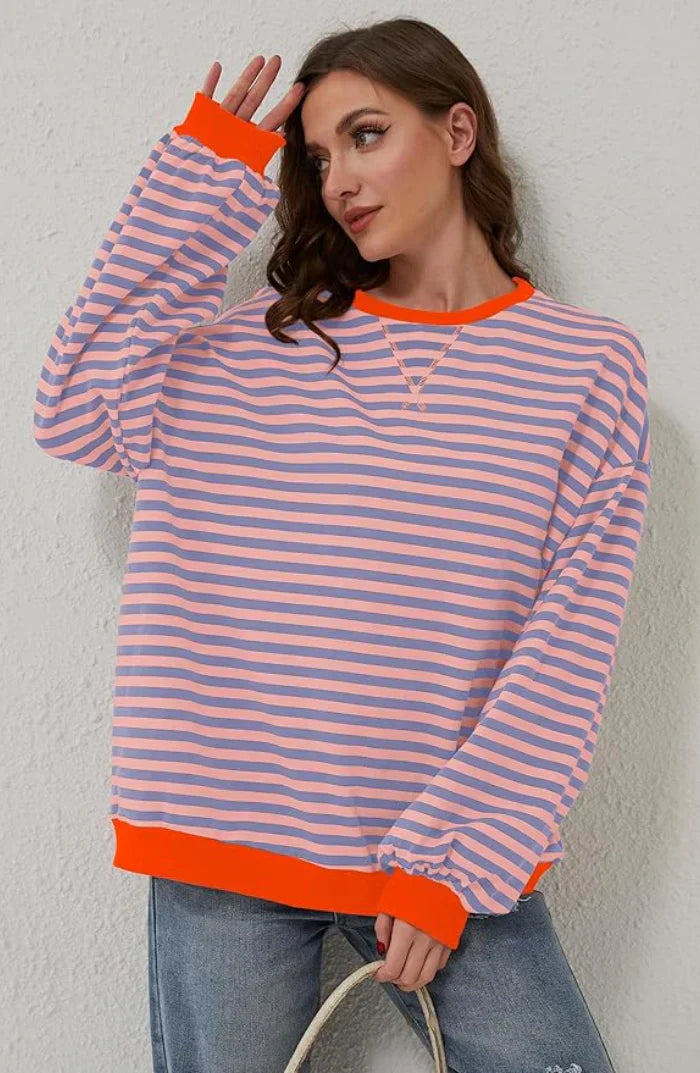 Women's Striped Sweater Casual Everyday Wear