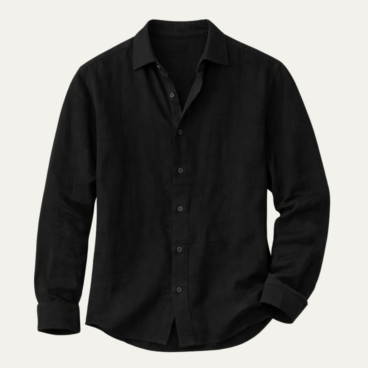 Men's Cotton Linen Shirt Relaxed Fit Casual - VibreMode