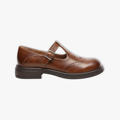 Classic Vintage Lace Up Mary Jane Shoes - VibreMode