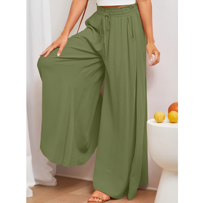 Women's Elastic Waist Casual Skirt Pants