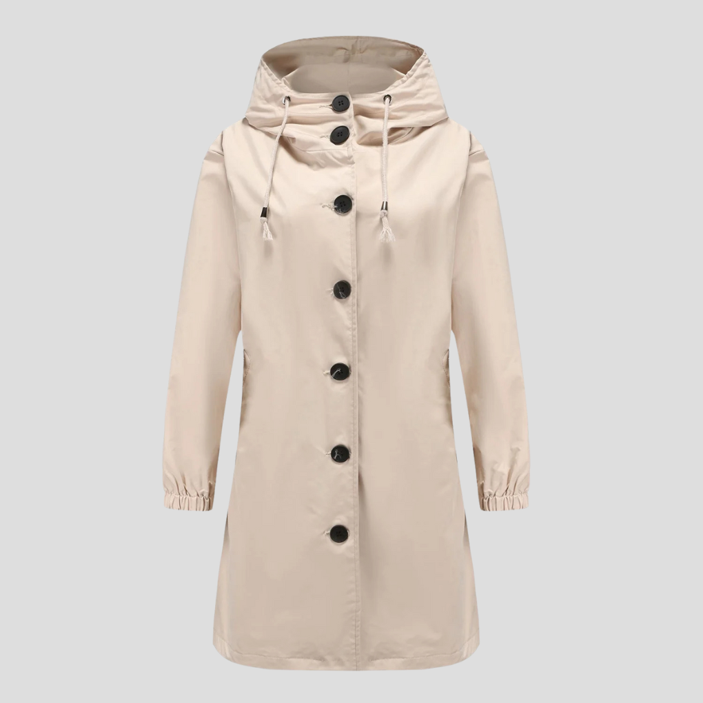 Women's Waterproof Rain Jacket Hooded - VibreMode