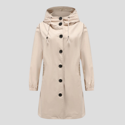 Women's Waterproof Rain Jacket Hooded - VibreMode
