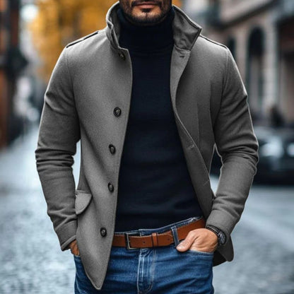 Men's Wool Tailored Overcoat