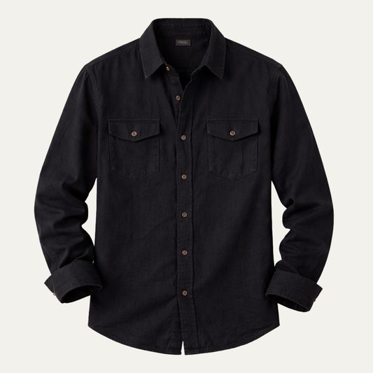 Men's Soft Casual Shirt Single Breasted - VibreMode
