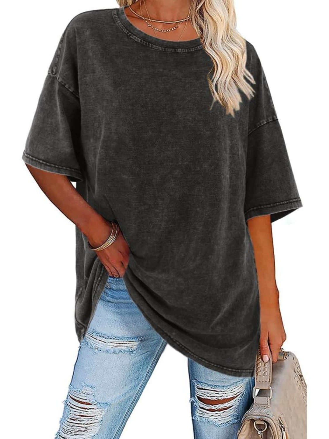 Women's Dropped Shoulder T-Shirt - VibreMode