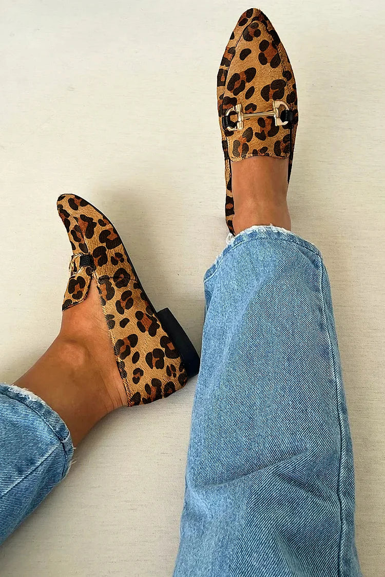 Women's Metallic Detail Loafers