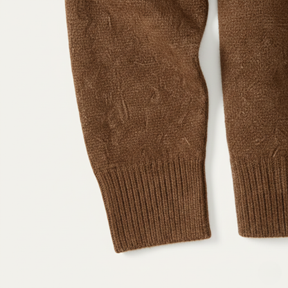 Men's Soft Knit Polo Sweater