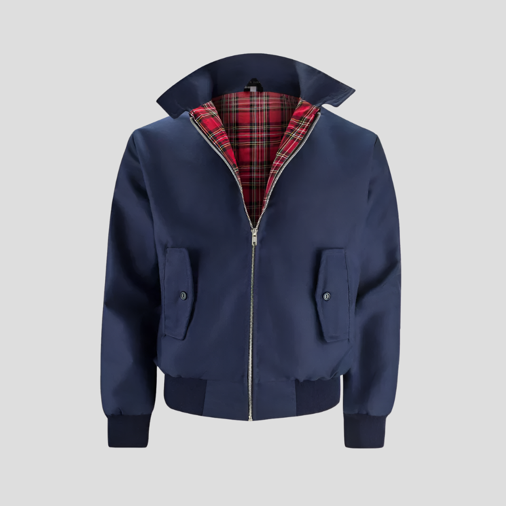 Men's Classic Leather Jacket - VibreMode