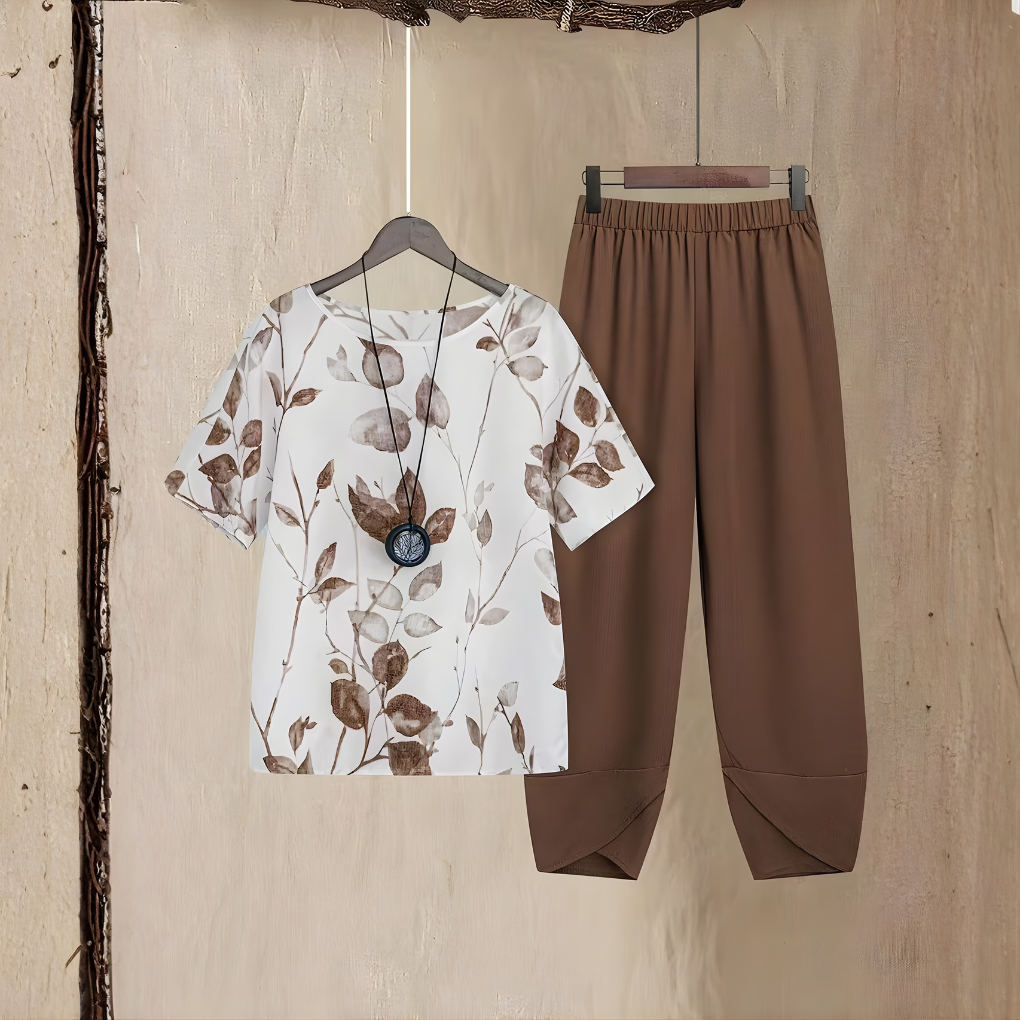 Women's Two Piece Summer Outfit - VibreMode