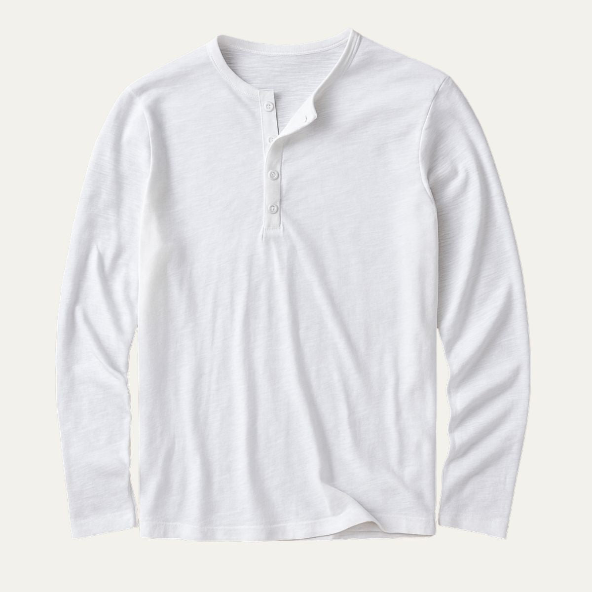 Men's Cotton Long Sleeve Polo Shirt