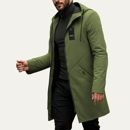 Men's Lightweight Hooded Jacket Casual Drawstring