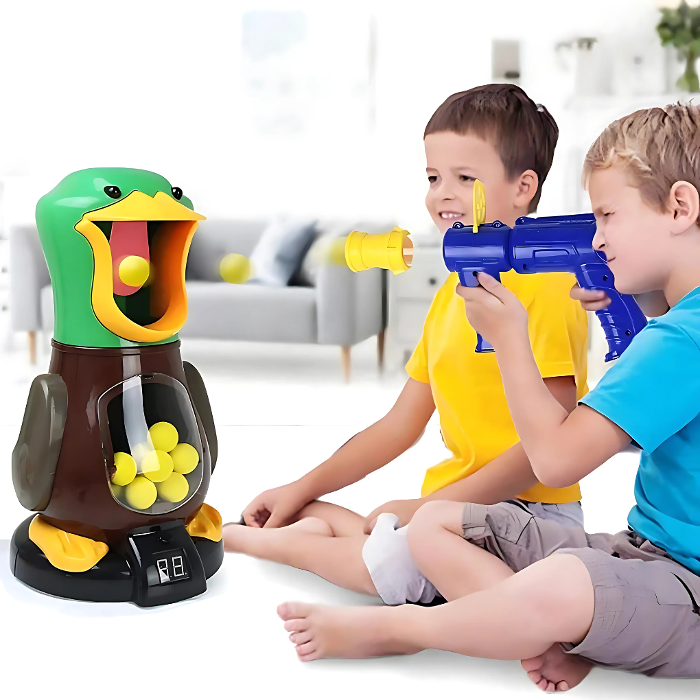 Soft Bullet Game Set With Walking Duck And Lights - VibreMode