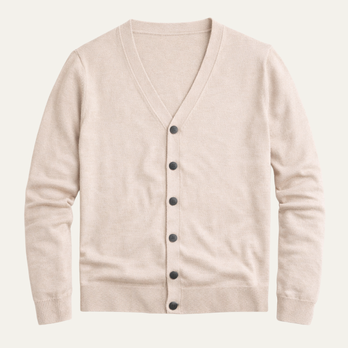 Men's Slim Fit V Neck Knit Cardigan - VibreMode