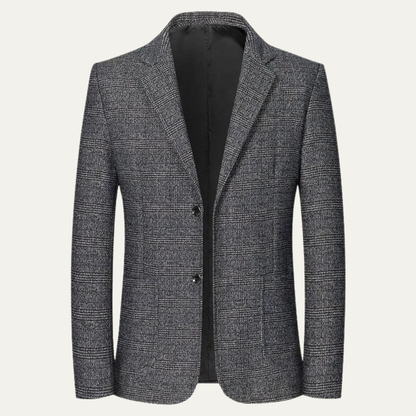 Men's Classic Plaid Blazer Check Pattern