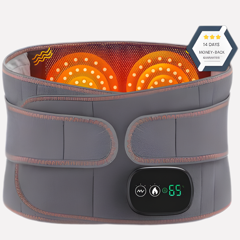 Massage Belt Red Light Heat Therapy - VibreMode