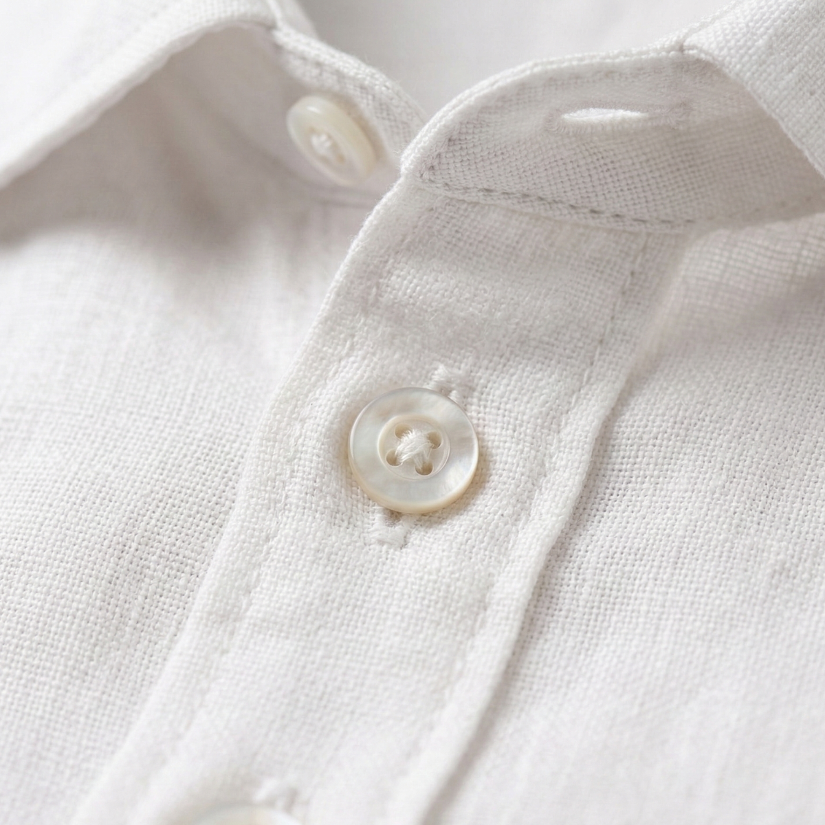 Men's Linen Summer Shirt Lightweight Beige