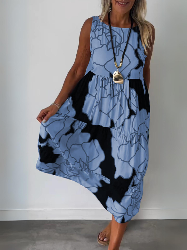 Colorful Garden Party Dress