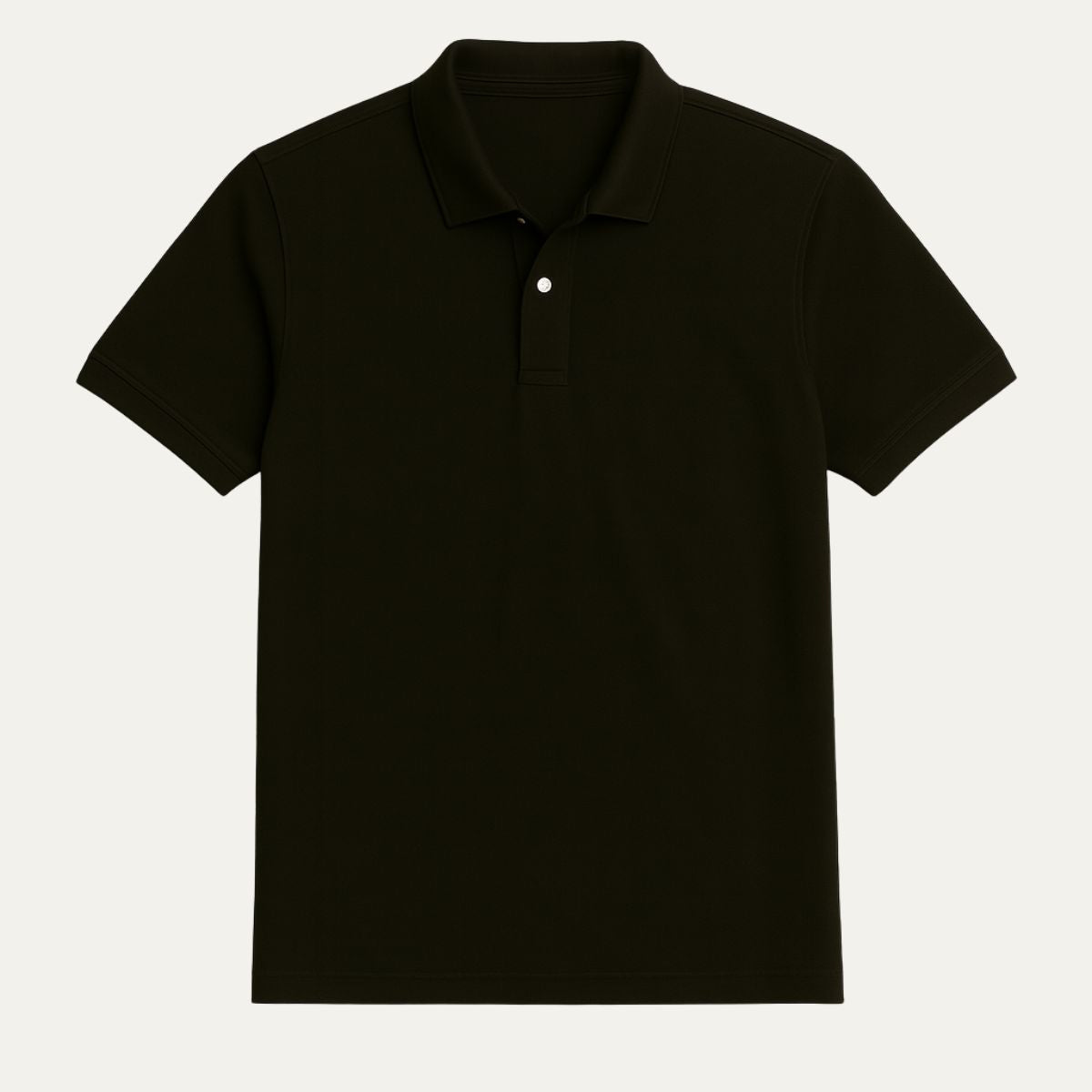 Men's White Polo Shirt Cotton Classic Fit