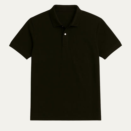 Men's White Polo Shirt Cotton Classic Fit