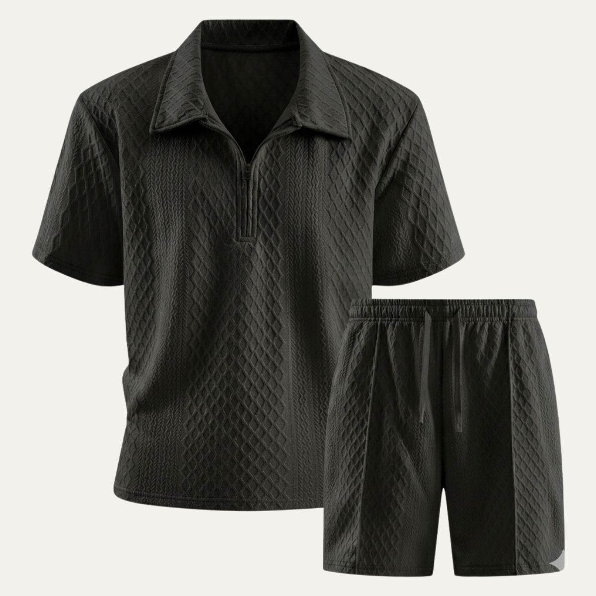Men's Casual Streetwear Set Shirt And Shorts