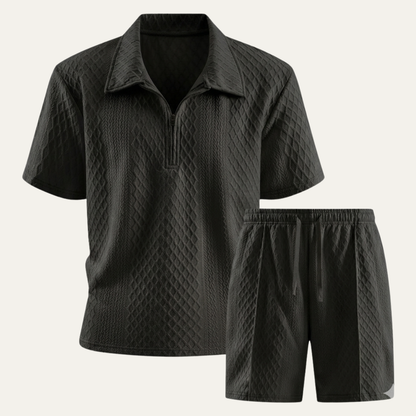 Men's Casual Streetwear Set Shirt And Shorts