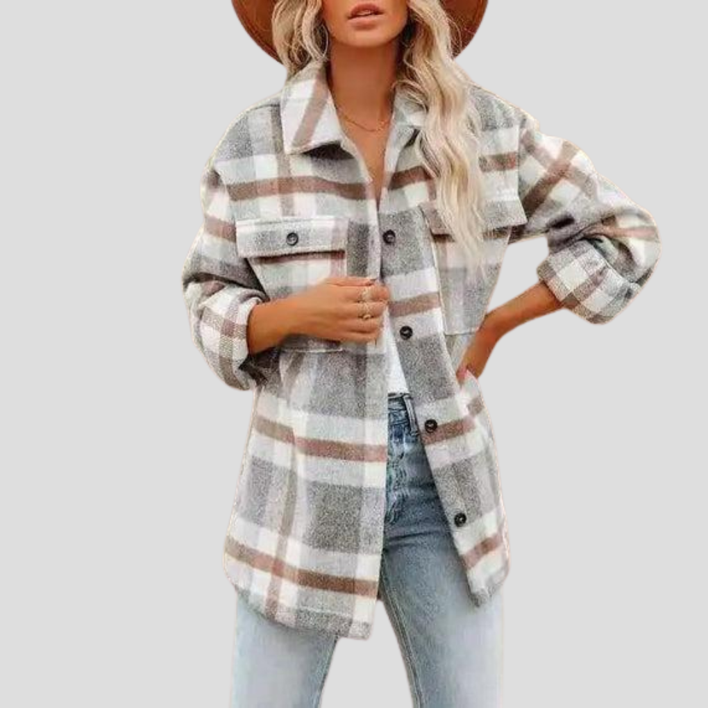 Women's Plaid Flannel Shirt