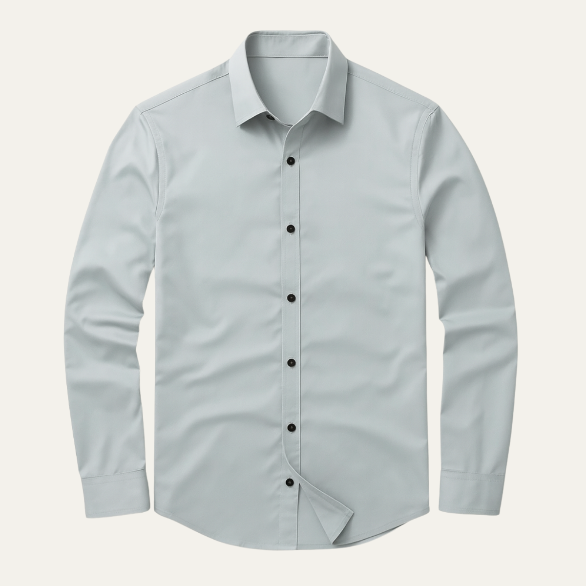 Men's Business Shirt Solid Color Cotton - VibreMode