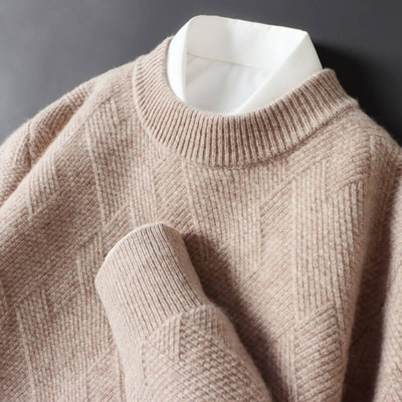 Luxury Soft Cashmere Crew Sweater - VibreMode