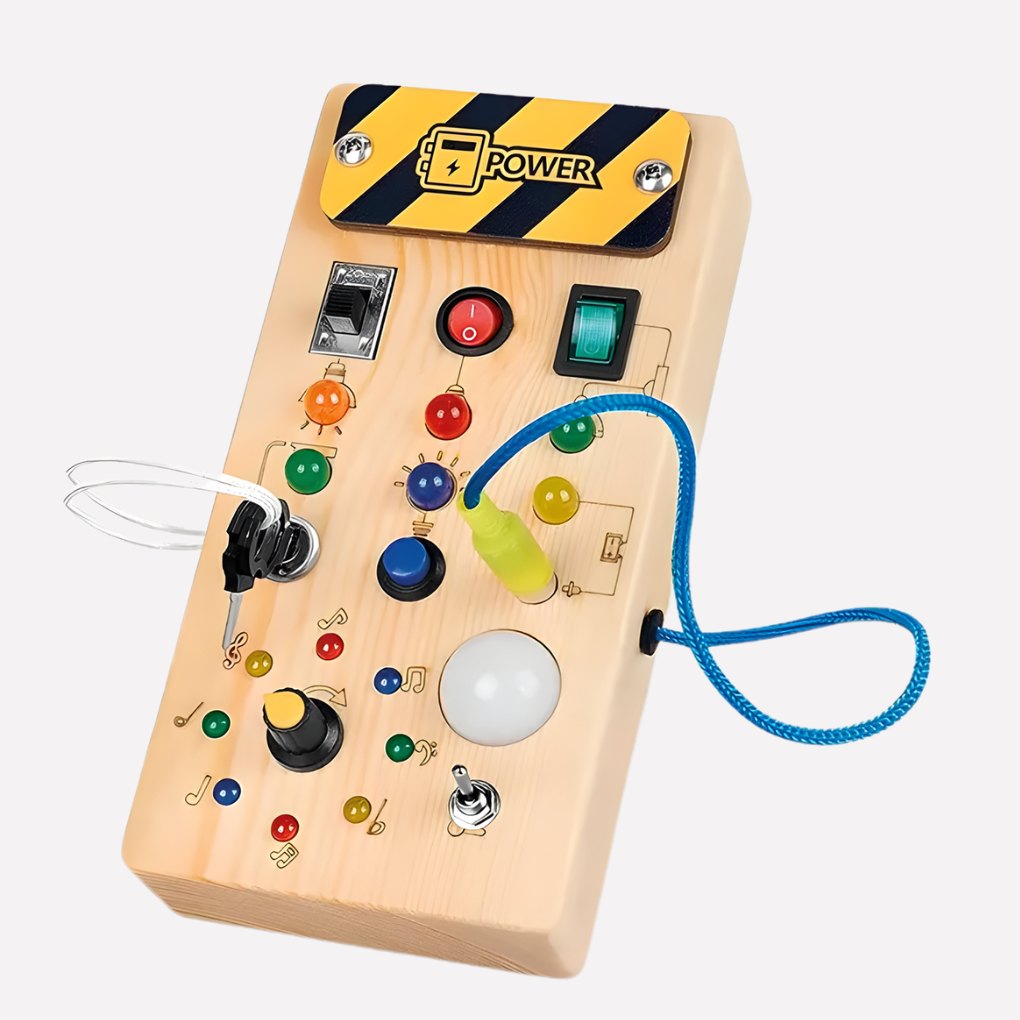 Montessori Sensory Board With Led Lights - VibreMode